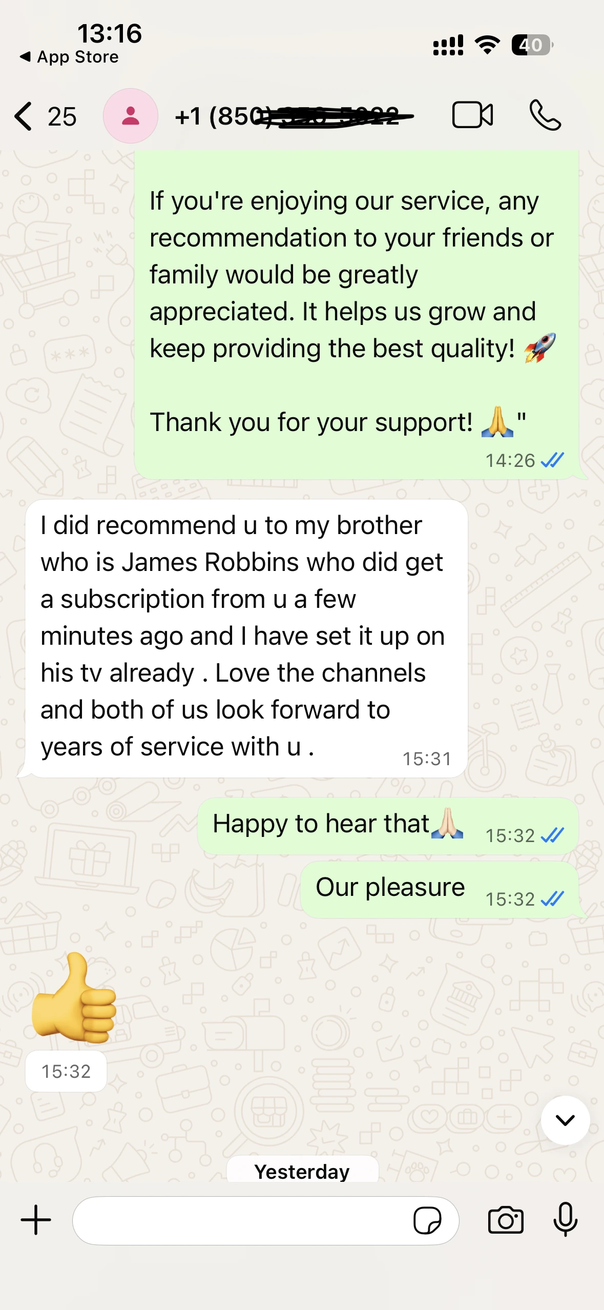IPTV Canada customer review